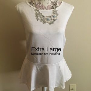XL Peplum Top